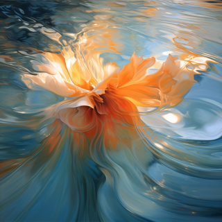 Floating flower